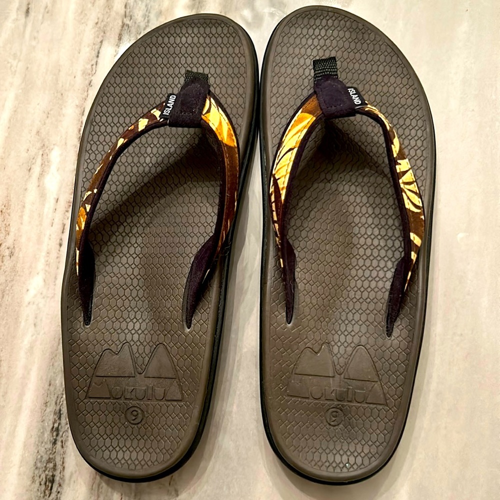 Hawaiian Slipper authentic sandals made in Hawaii NWOT thong sz 9